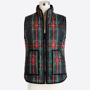 Plaid J Crew Factory Stuart Tartan Plaid Vest size Small